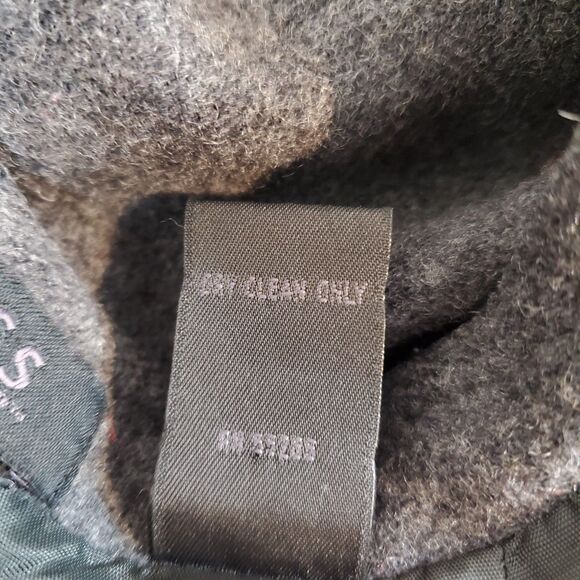 Vintage Y2K Express Wool Blend Wrap Mini Skirt Gray Preppy Academia 3 / 4 - Picture 11 of 11